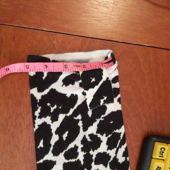 NEW With Tag ! Design 365 Black & White Open Light Weight Cardigan Sweater Sz S - Picture 7 of 7